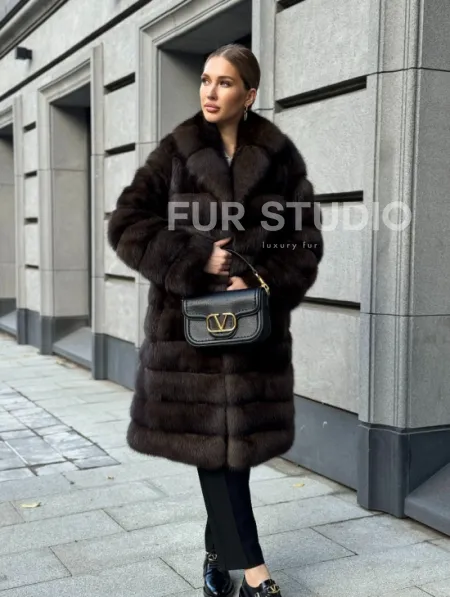 Шуба из соболиного меха - фото 16