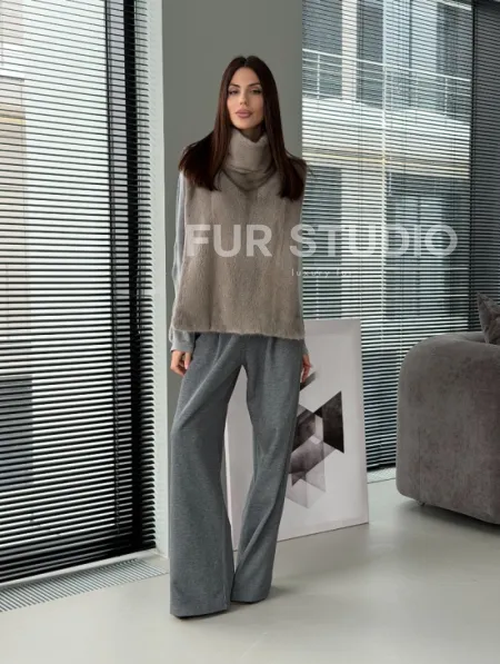 Норковая манишка «весна 2026» - фото 10