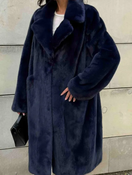 Норковая шуба цельный мех Saga furs - фото 3