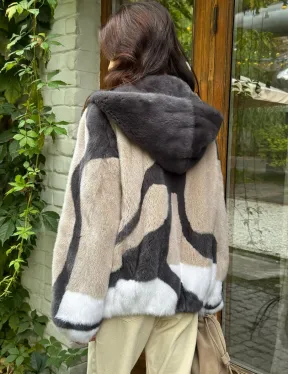 Норковая куртка женская - фото 4