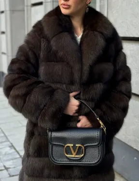 Шуба из соболиного меха - фото 4