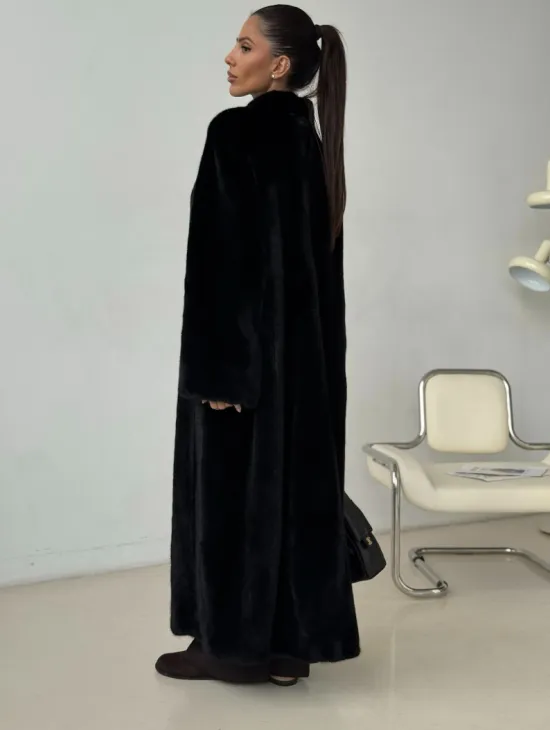 Длинная норковая шуба BLACKGLAMA - фото 4