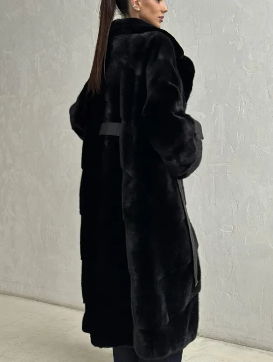 Шуба норка - паркетная раскладка - фото 3