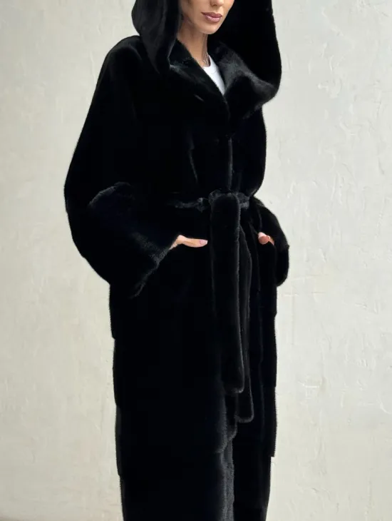 Шуба из американской норки Blackglama - фото 1