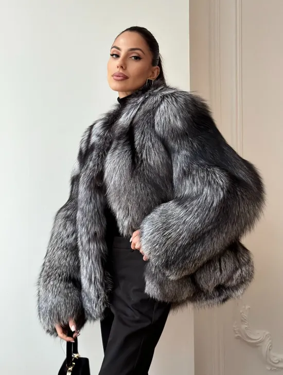 Шуба из чернобурки - фото 8