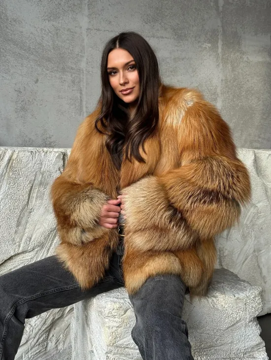 Шуба из лисы - фото 8
