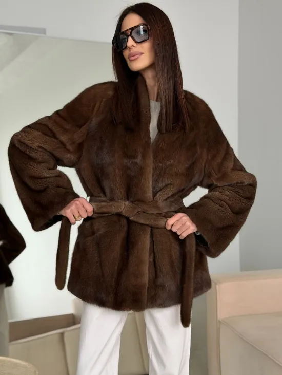 Модная норковая шуба 2026 - фото 2