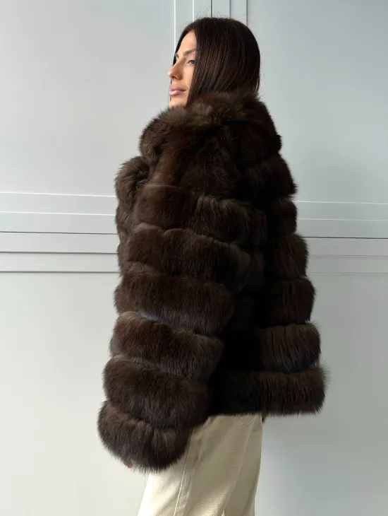 Полушубок из песца 