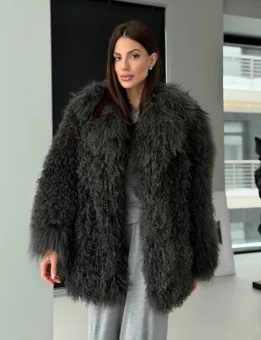 Шубка из ламы - фото 8